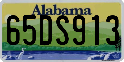 AL license plate 65DS913