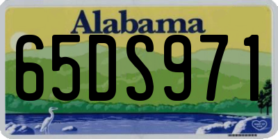 AL license plate 65DS971