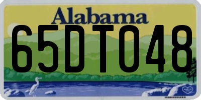 AL license plate 65DT048