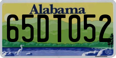 AL license plate 65DT052
