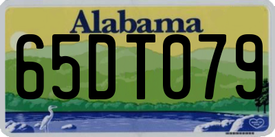 AL license plate 65DT079