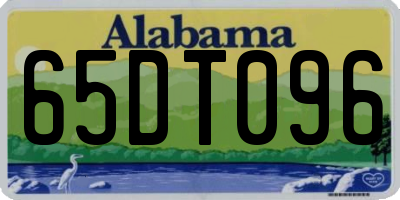 AL license plate 65DT096