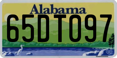 AL license plate 65DT097