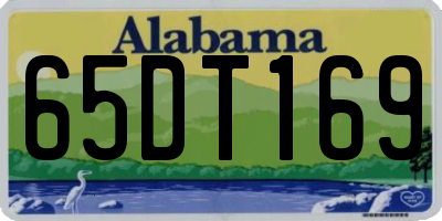 AL license plate 65DT169