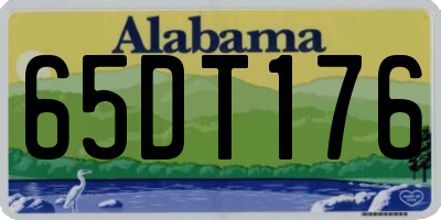 AL license plate 65DT176