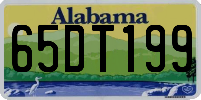 AL license plate 65DT199