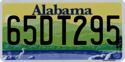 AL license plate 65DT295
