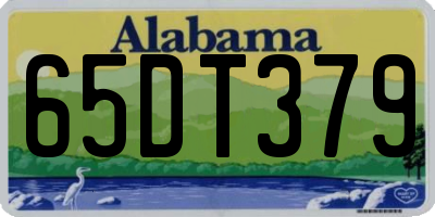 AL license plate 65DT379