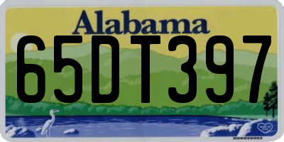 AL license plate 65DT397