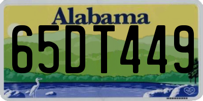 AL license plate 65DT449