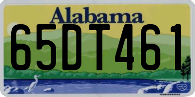 AL license plate 65DT461