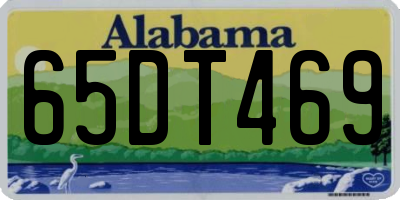 AL license plate 65DT469