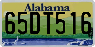 AL license plate 65DT516