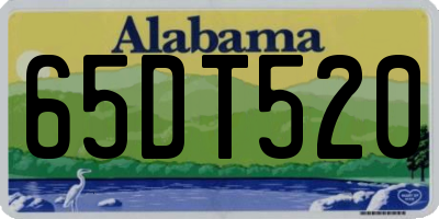 AL license plate 65DT520