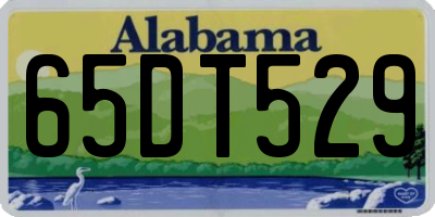AL license plate 65DT529