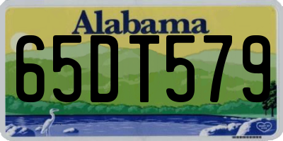 AL license plate 65DT579
