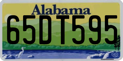 AL license plate 65DT595