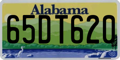 AL license plate 65DT620