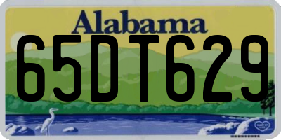 AL license plate 65DT629