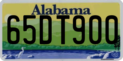 AL license plate 65DT900