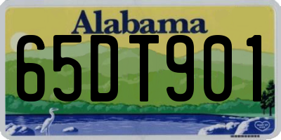 AL license plate 65DT901