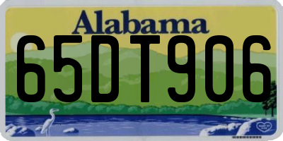 AL license plate 65DT906