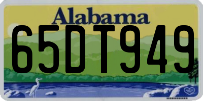AL license plate 65DT949