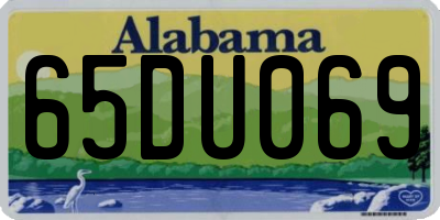 AL license plate 65DU069