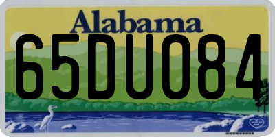 AL license plate 65DU084