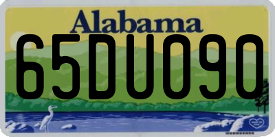 AL license plate 65DU090