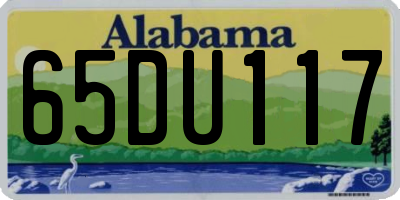 AL license plate 65DU117