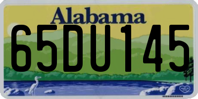 AL license plate 65DU145