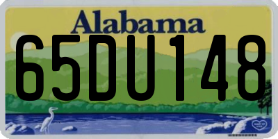 AL license plate 65DU148