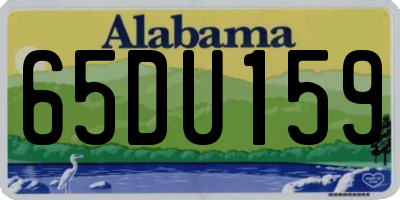 AL license plate 65DU159