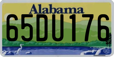 AL license plate 65DU176