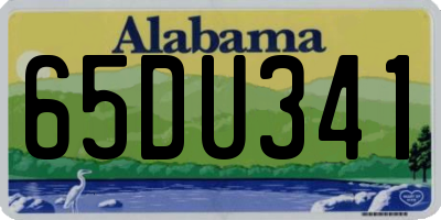 AL license plate 65DU341