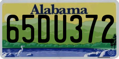 AL license plate 65DU372