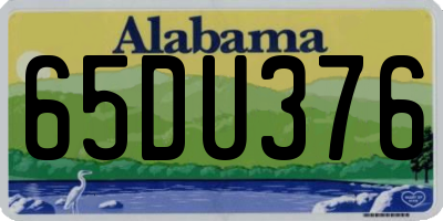 AL license plate 65DU376