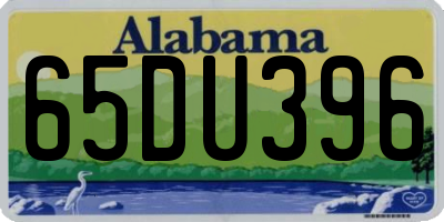 AL license plate 65DU396