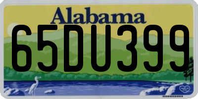 AL license plate 65DU399