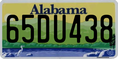 AL license plate 65DU438