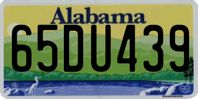 AL license plate 65DU439