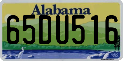 AL license plate 65DU516