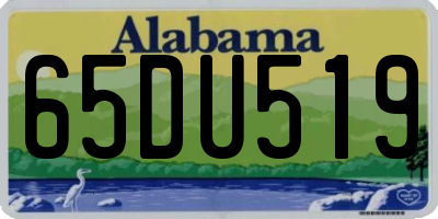 AL license plate 65DU519