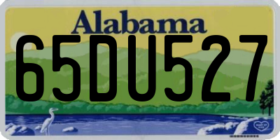 AL license plate 65DU527