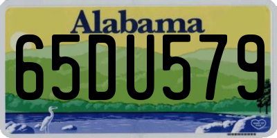 AL license plate 65DU579