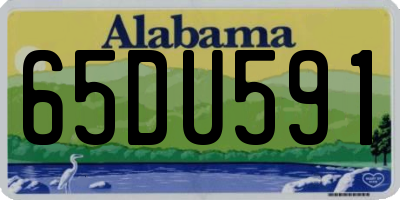 AL license plate 65DU591