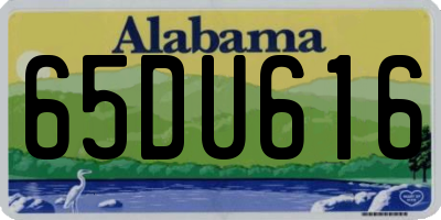 AL license plate 65DU616