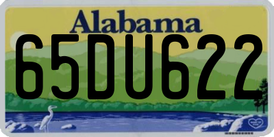 AL license plate 65DU622