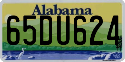 AL license plate 65DU624